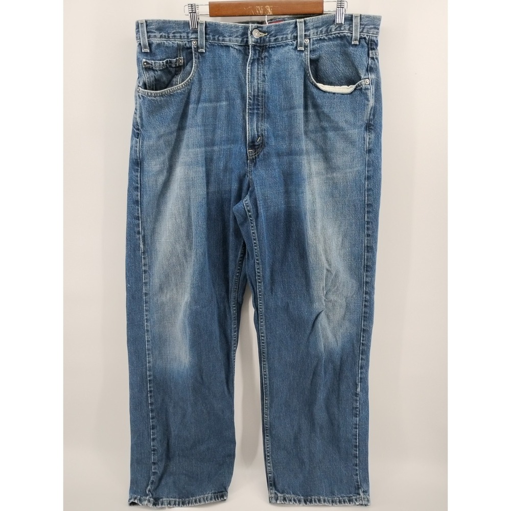 Levis 569 Jeans Mens 40x32 Blue Denim Pants Loose Fit Straight Baggy Skate 2002